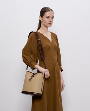 Max Mara Weekend Бежева сумка бакет-бег DOMIZIA DOMIZIA1