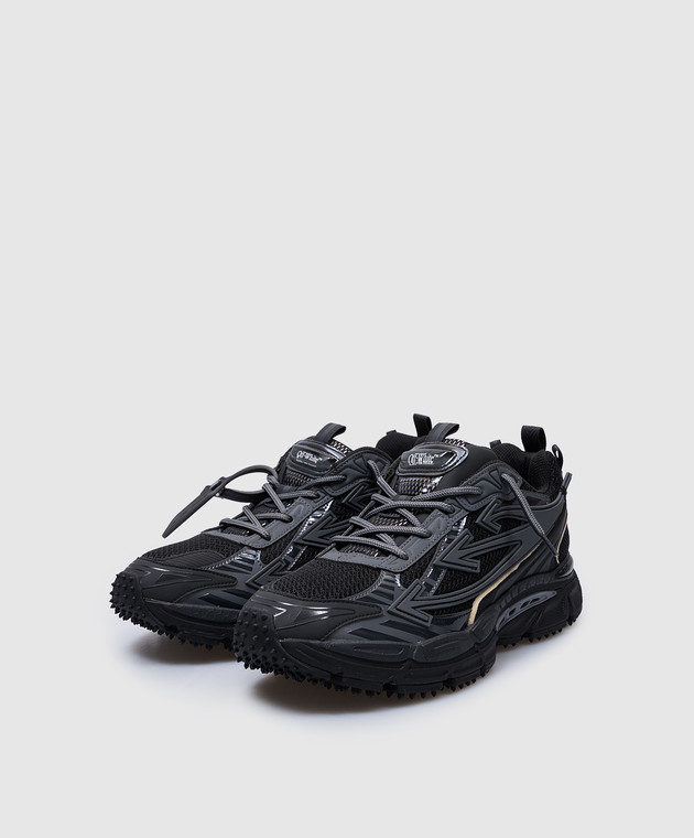 Off-White - Черные кроссовки Be Right Back с логотипом