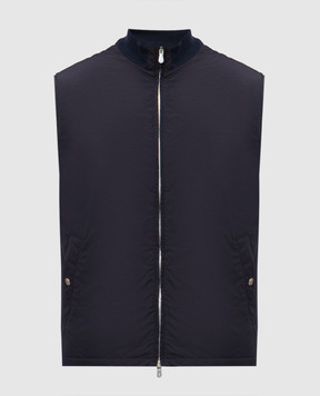 Brunello Cucinelli Синий жилет MD4796535P