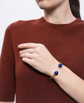 House of Fou Золотистий браслет Bon Bon Marine з позолотою 22 карат BONBONCUFF