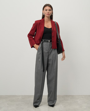 Max Mara Серые брюки JUANITA с шерстью JUANITA