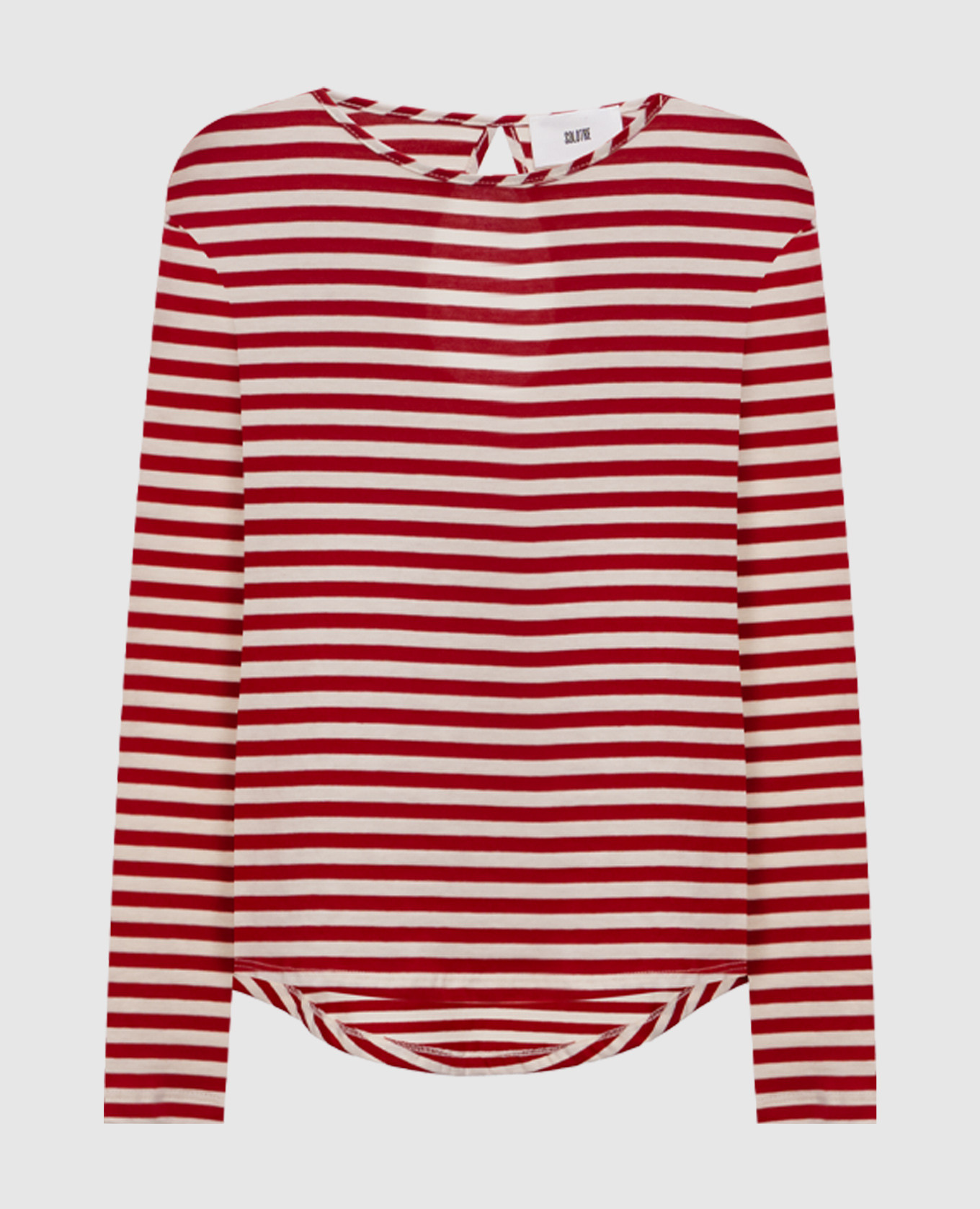 

Лонгслив в полоску, Красный, Лонгсливы