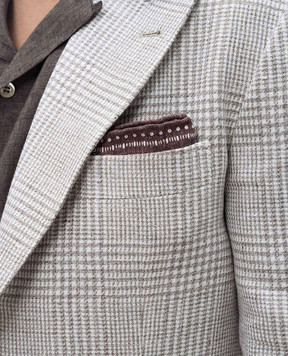 Brunello Cucinelli Двухсторонний платок-паше в принт MR8920091