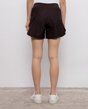Jil Sander Коричневые шорты с логотипом J40KA0260JTN158