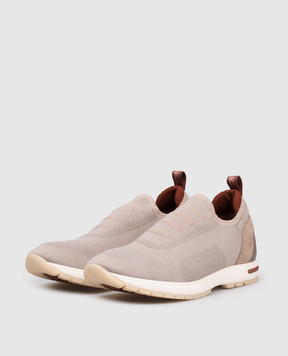 Loro Piana Бежевые кроссовки Flexy Walk FAL7791