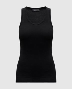 WARDROBE.NYC Чорний топ в рубчик W1016R04