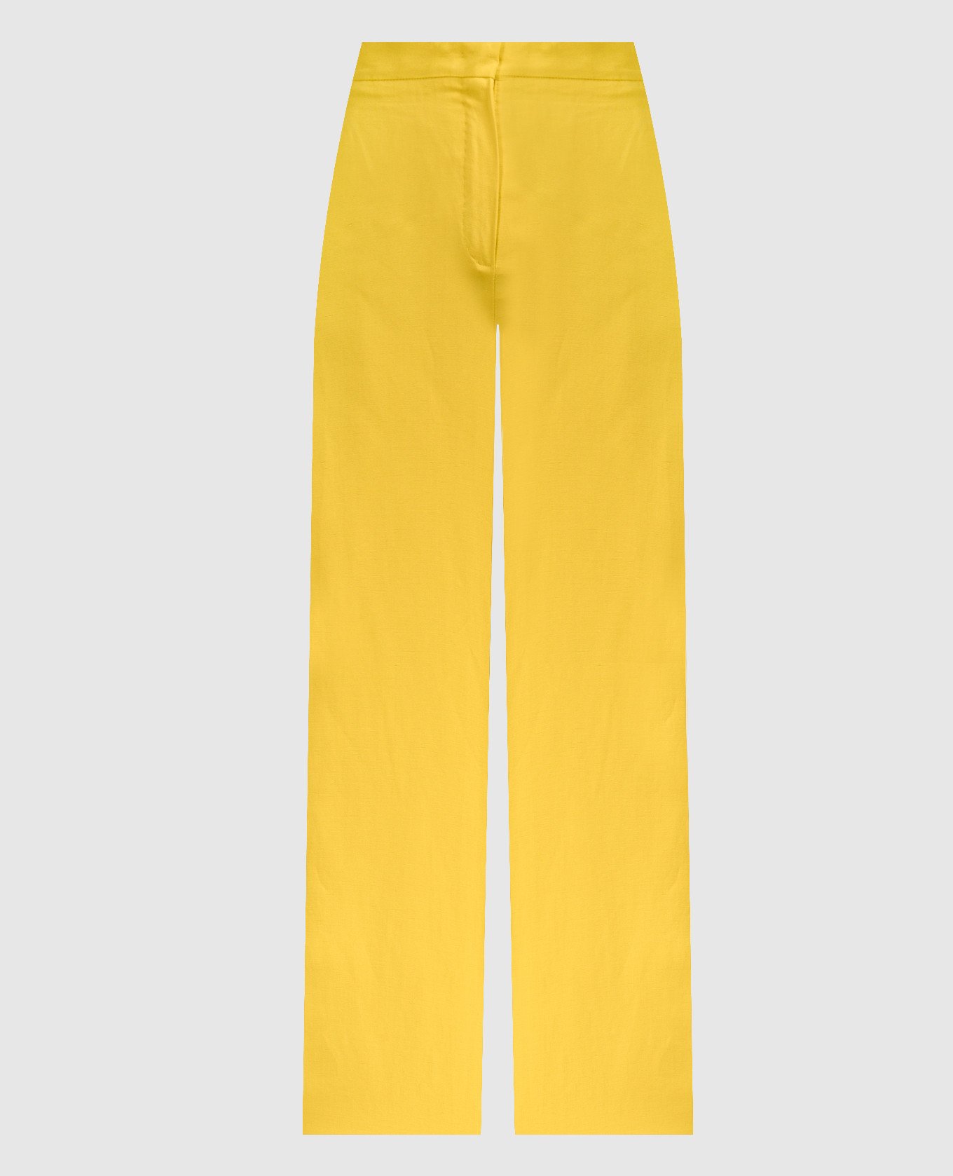 Желтые брюки GARY с льном