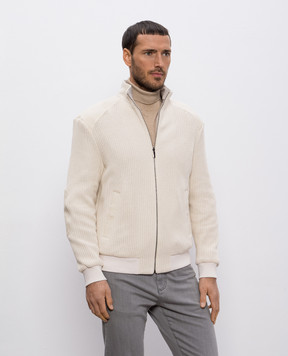 Canali Бежевая двусторонняя куртка SG03203O40975