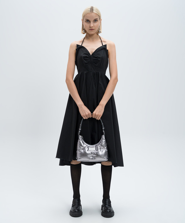 763　Maison Margiela Maison Margiela - Чорна спідниця-трансформер з ефектом накладання