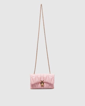 Versace Рожева шкіряна сумка крос-боді Kleio 10177401A12975