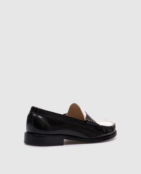 Stuart Weitzman Чорні шкіряні глянцеві лофери Lottie SK194