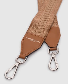Gianni Chiarini Коричневая ручка для сумки с логотипом. TR101GCETNOLANA50