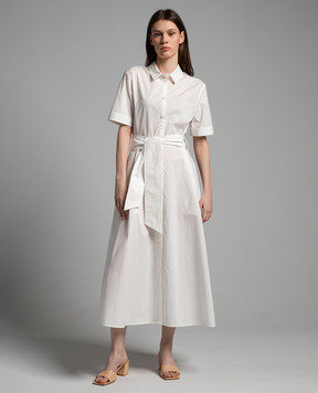 Woolrich Біла сукня-сорочка міді CFWWDR0118FRUT3027