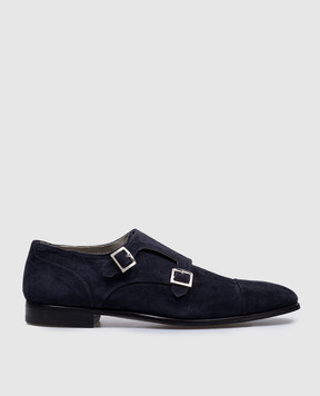 Kiton Синие замшевые монки USSTULIN00402