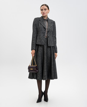Dolce&Gabbana Сірий жакет з вовною F27FPTFMZAO