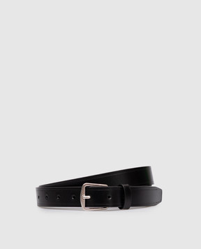 Ann Demeulemeester Чорний шкіряний ремінь Willow B0012468LT128