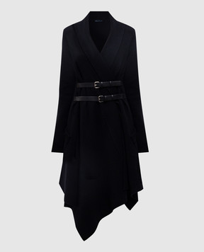 PROENZA SCHOULER Чорна сукня Reinhardt з вовною та кашеміром R2527236KY350