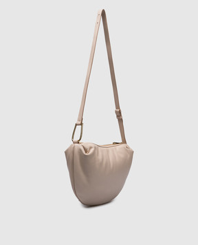 Gianni Chiarini Бежевая кожаная сумка Matilde BS11421FOUCLD