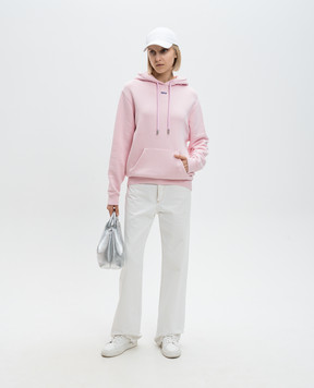 Off-White Розовые худи с вышивкой логотипа Off OWBB064F24FLE001