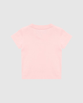 Off-White Детская розовая футболка с логотипом OGXB001S25JER002