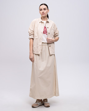 Woolrich Бежевая юбка миди CFWWSK0070FRUT3665
