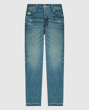 AMIRI Блакитні джинси з ефектом потертості AMDNGH1013