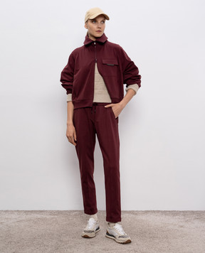 Brunello Cucinelli Бежевый свитер из кашемира и шерсти с люрексом MBM738204P