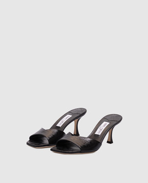 Jimmy Choo Чорні шкіряні мюлі Skye SKYE70BYK