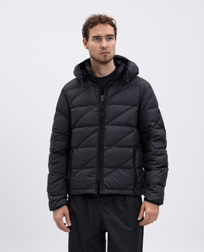 Moncler Чорний пуховик Sciros з логотипом K20911A00050597YW