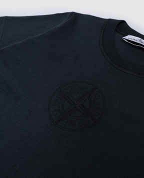 Stone Island Детская синяя футболка с логотипом логотип K1S162100009S00504