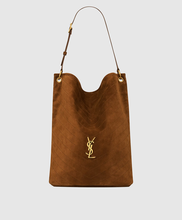 Yves Saint Laurent ブラウンケース　AJIOKA Saint Laurent - Коричневая замшевая сумка NIKI 8443461U807 купить