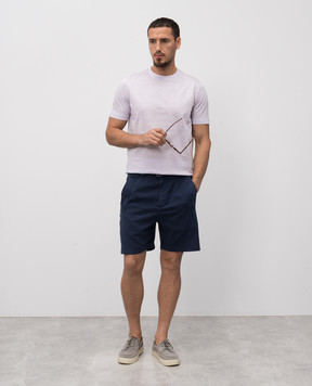 Canali Синие шорты PT0135595601