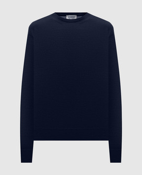 John Smedley Синій джемпер DILLIE з вовни мериноса DILLIE