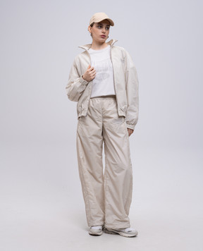 Alexander Wang Бежевая спортивная куртка с логотипом UWC2252059