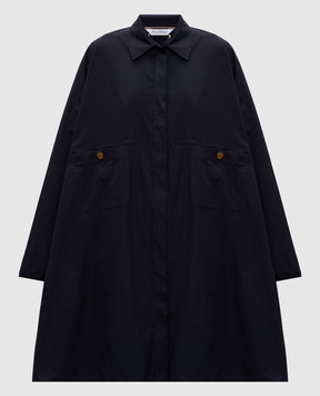 Max Mara Синее платье-рубашка CERVO CERVO