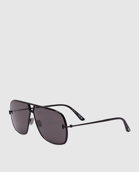 Tom Ford Чорні сонцезахисні окуляри STAVROS FT1204