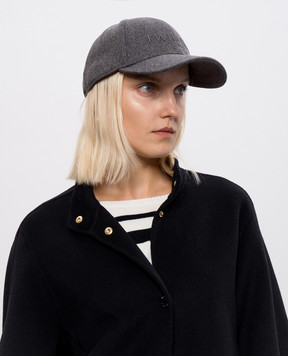 Twinset Сіра кепка з вовною 252TA4430