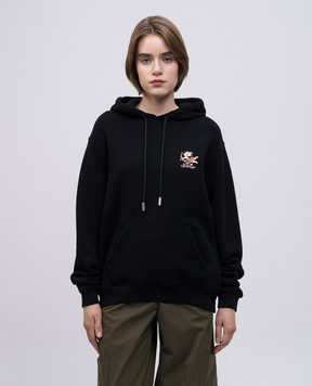 Off-White Черные худи с логотипом OWBB064S25FLE001