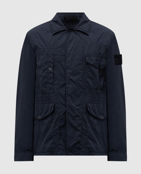 Stone Island Синяя ветровка с логотипом K1S154100033S00F6