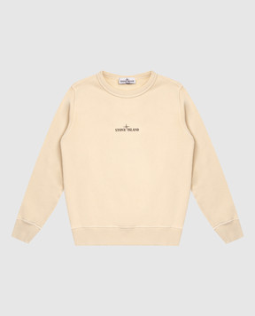 Stone Island Дитячий бежевий світшот з логотипом K2S166100015S02681012