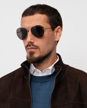 Tom Ford Золотисті сонцезахисні окуляри FT1146K