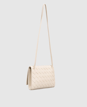 Bottega Veneta Белый кожаный клатч Andiamo 836940VCPP2