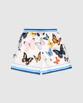 Dolce&Gabbana Дитячі білі шорти в принт L52Q33FI5KS812+