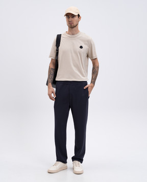 Moncler Бежевая футболка K20918C0000889AYW