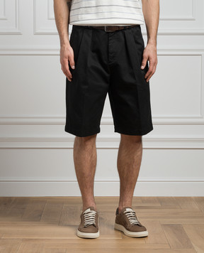 Brunello Cucinelli Чорні шорти M244DU0050