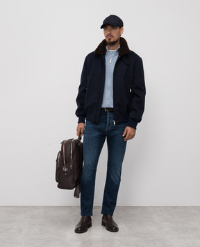 Brunello Cucinelli Голубая футболка M0B137427