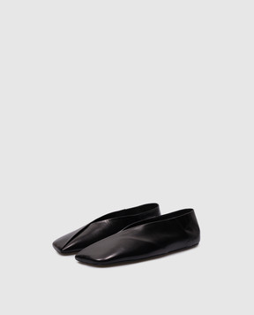 Jil Sander Черные кожаные балетки J57WZ0001P4864