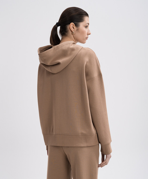 Max Mara Коричнева спортивна куртка JOUR JOUR зображення 4