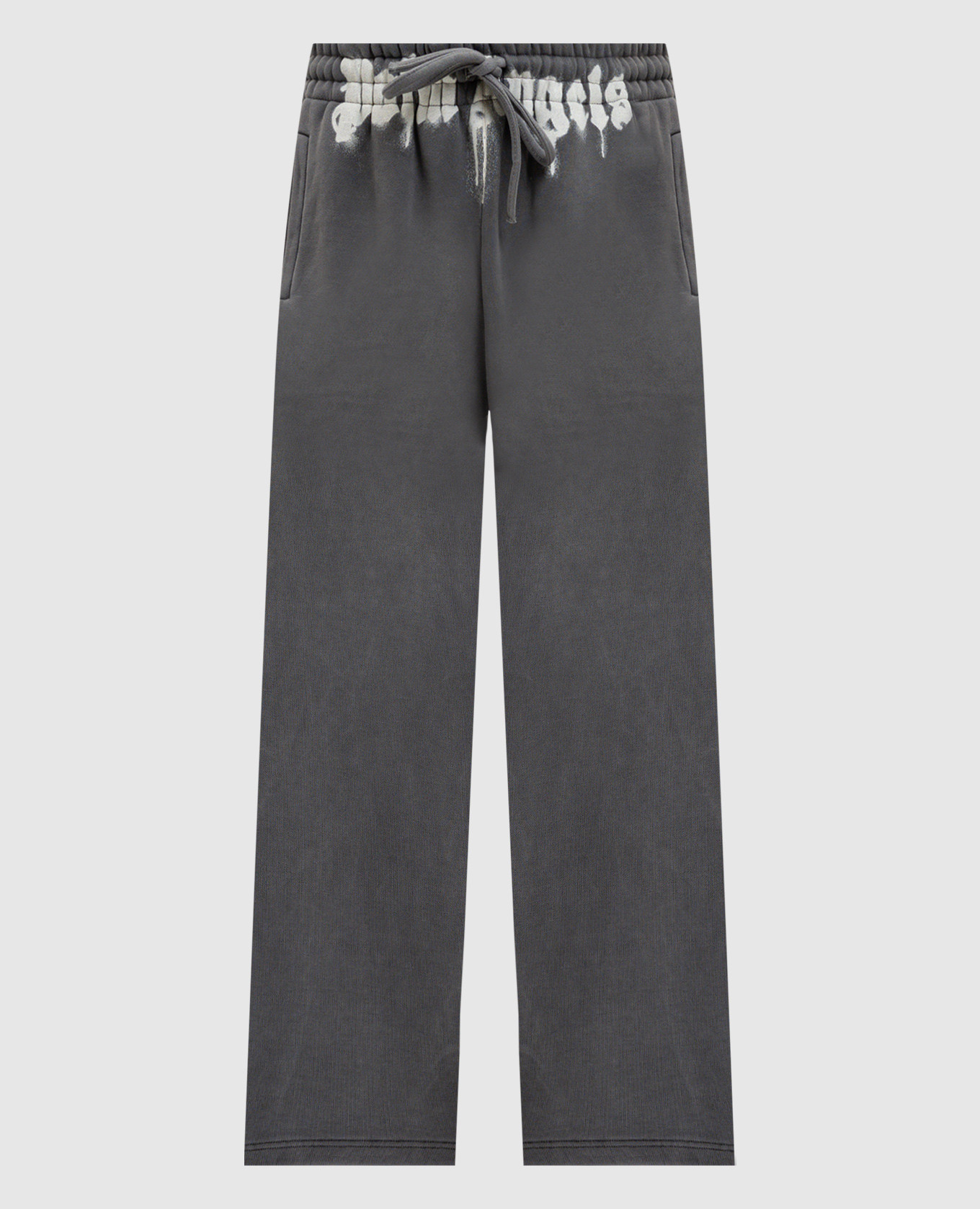 

Серые утепленные спортивные штаны с принтом логотипа Spray, Серый, Спортивные штаны