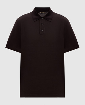 Loro Piana Коричневое поло FAP0568